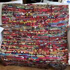 Unique African Print Micro Patchwork Throw Wall-Hanging Bed Decor Recycled 4of4