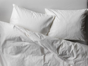 Ikea Singe White Duvet Cover OFELIA VASS 100% cotton Used