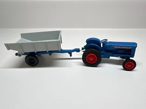 1960s Matchbox Lesney King Size Fordson Tractor with Farm Trailer K-11 - Picture 1 of 10