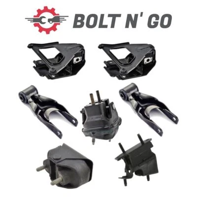 7件装发动机电机和变速器安装全套适用于庞蒂亚克大奖赛05-08 5.3L — 第 1/4 张图片