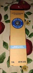 *L'OCCITANE HAND CREAM 20% SHEA BUTTER DRY SKIN 75ML 2.5OZ BRAND NEW IN BOX - Picture 1 of 5