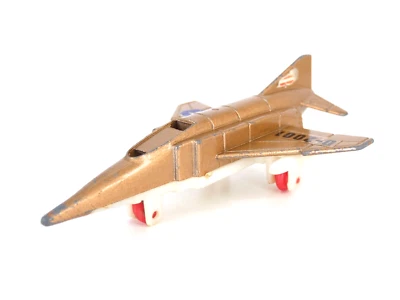 McDonnell Douglas F 4EJ Phantom Jet Toy Military Airplane Vintage Hong Kong - Image 1 of 4