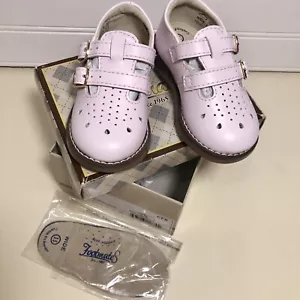 New! Sz 3.5 Toddler Footmates, Danielle Double Buckle Rose Pink Sandal - Picture 1 of 9