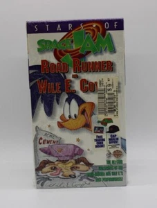 Stars of Space Jam Road Runner & Wile E. Coyote VHS 1996 New Sealed - Picture 1 of 5