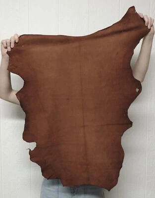 WHISKEY Buckskin Leather Hide for Native Crafts Pipe Flute Bags Laces Journals - Image 1 of 2