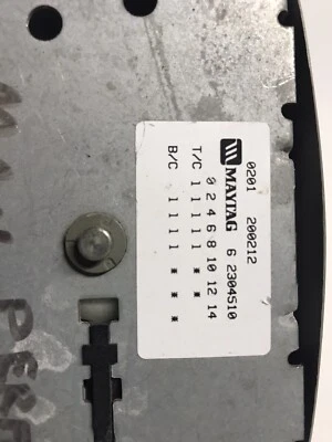 Model 2304510. Timer Removed From A Non-Working Maytag Performa Washing Machine￼ - Image 1 of 4