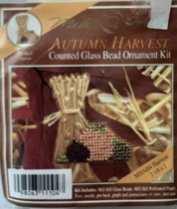 Mill Hill Herbsternte gezählte Glasperlen Ornament Kit MHAH4 Ernte Neu in Verpackung - Bild 1 von 3