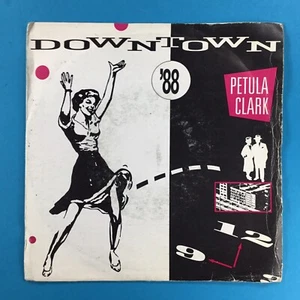 Petula Clark – Downtown '88 / Original - 7” Vinyl Single 1988 Record PRT - Picture 1 of 4