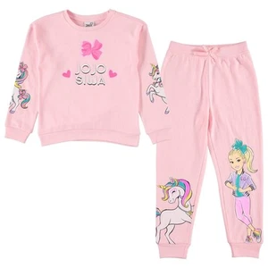 Girls Jojo Siwa Hoodie and Jogger Clothing Set - Big Bow, star, Tie Dye Hoodie - Picture 1 of 10