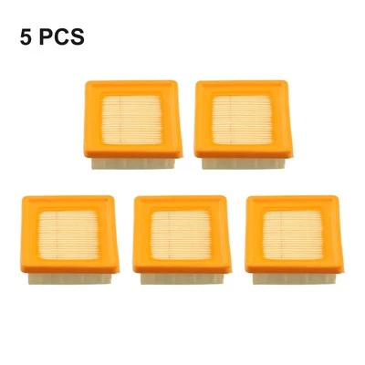 4180 141 0300 Air Filter 5 Pack for Trimmers KM91R KM131 FS89 FS91 FS111 Replace - Image 1 of 4