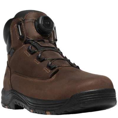 Danner Men's Caliper BOA 6" Brown Work Boot 19420 - Image 1 of 4