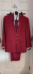 Sepera Fink Ladies 3-Piece Trouser Suit Size 12 - Picture 1 of 14