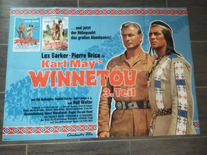 Winnetou 3. Teil ORIGINAL A0 Filmplakat von September 1965 - Bild 1 von 3