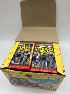 Nuove carte collezionabili Kids On The Block Topps scatola aperta di 24 confezioni di cera sigillate 1989 - Foto 1 di 9