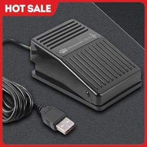 Foot Controller Pedal Switch with 2M Cable Reusable for Keyboard Mouse PC Laptop - Afbeelding 1 van 10