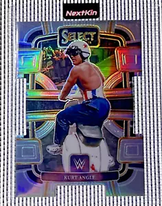 2024 Panini Select WWE #43 Kurt Angle Silver Prizms Die-Cut SSP - Picture 1 of 2