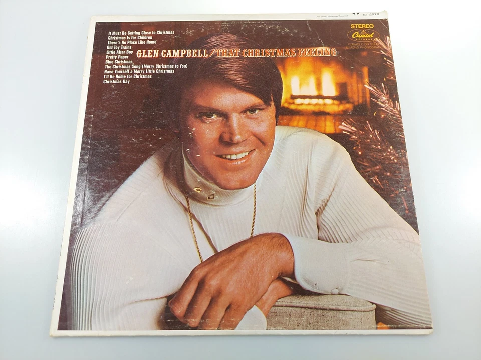 Glen Campbell That Christmas Feeling 1968 Vinyl Record LP  Foto 1 de 4
