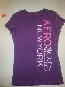 Damen-T-Shirt Junior Größe Large lila Aeropostale - Bild 1 von 5