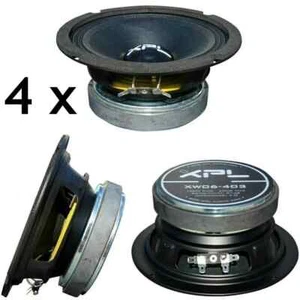 4 MIDWOOFER XPL XW06-403 16,50 cm 6,5" 400 watt rms 800 watt max 4 ohm 97 db car - Foto 1 di 6