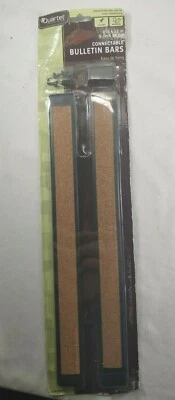 Quartet Connectable Bulletin Bars, 1" x 12", item #2440-2 - Image 1 of 3