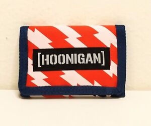 Hooligan Trifold Nylon Wallet Color: Dive Red, White & Blue