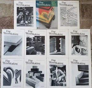 Fine Woodworking Magazine Lot of 11 issues from 1982 to 1984 - Bild 1 von 2