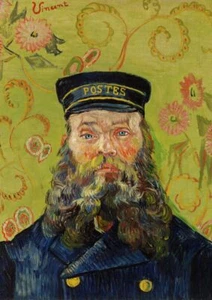 The Postman Vintage 1889 Vincent Van Gogh Painting Wall Art Print Poster - Picture 1 of 6