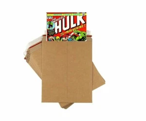 Comic Book Shipping Mailer 100 Pack 9x11.5" Ultra Strong Cardboard Flat Envelope - Picture 1 of 4