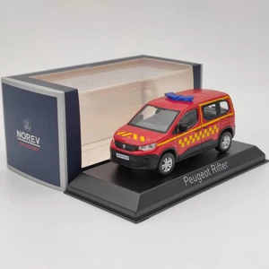 Norev 1/43 Peugeot Rifter Secours Medical Diecast Models Car Christmas Gift Red - Picture 1 of 7