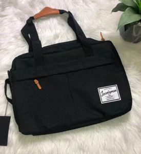 Journeyman Bag Co. Duffel borsa da viaggio unisex nero marrone fibbia durevole bella - Foto 1 di 8