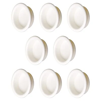 8件装壁橱门手指拉塑料圆形滑动拉嵌入式厨房Ca... — 第 1/4 张图片