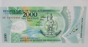 Vanuatu, 2000 Vatu, 2014, POLYMER, Birds - Picture 1 of 8