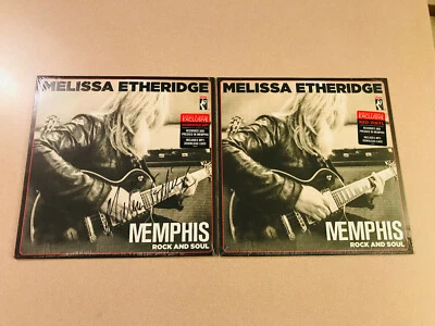 Melissa Etheridge 'Memphis Rock & Soul' LP Set Barnes & Noble Autograph Ed. New Foto 1 de 4