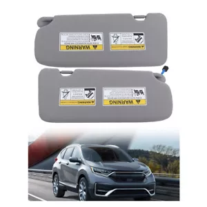 Parasol lateral derecho+derecho con luces y espejo apto para Honda CR-V 2017-2022 plástico - Imagen 1 de 11
