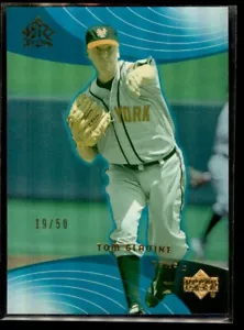 Tom Glavine 2005 Upper Deck Reflections Turquoise 19/50 #90 New York Mets - Picture 1 of 2
