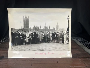 Fotografía vintage del grupo de casas del Parlamento de Londres de los años 60 Piccadilly Press - Imagen 1 de 8