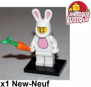 Lego - Figurine Minifig Minifigurine série 7 lapin rabbit Bunny Suit Guy NEUF - Imagen 1 de 1