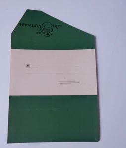 TARJETA DE INVITACIÓN DE COLECCIÓN EJÉRCITO VIETNAMITA DEL SUR AIRE VIETNAM NO USADA GUERRA DE VIETNAM - Imagen 1 de 5
