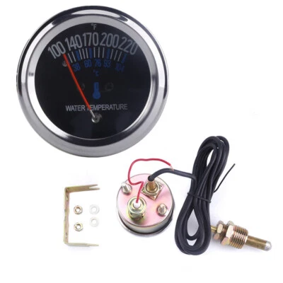 52mm LED Car Analog Water Temperature Gauge Thermometer 38~104℃ 100~220 ℉ 12V 1x - Image 1 of 4
