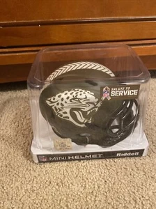 Jacksonville Jaguars Riddell 2022 Salute To Service Speed Mini Helmet - Picture 1 of 4