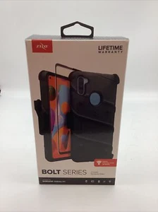 ZIZO Bolt Series Samsung Galaxy A11 Hülle mit Displayschutz (schwarz & schwarz) - Bild 1 von 5
