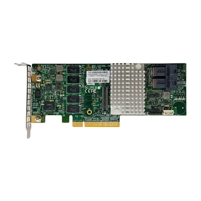 Supermicro AOC-S3108L-H8IR - 2GB Low Profile PCI Express 3.0 x8 RAID Controller - Immagine 1 di 4