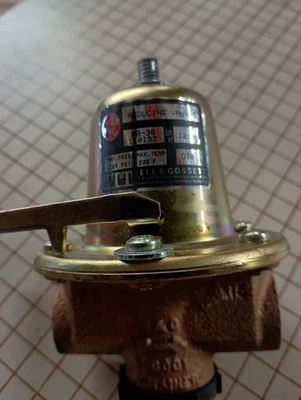 NEW BELL & GOSSETT 110192 MODEL: FB-38 PRESSURE REDUCING VALVE 125 MAX PSI - Image 1 of 4