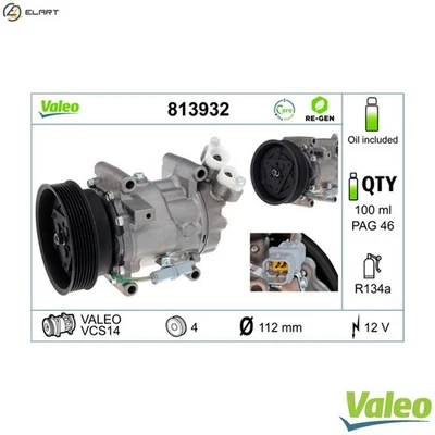 COMPRESSOR AIR CONDITIONING 813932 FOR RENAULT DACIA LOGAN/MCV/II SANDERO 1.1L - Image 1 of 4