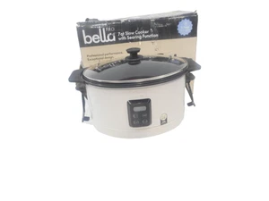 bella PRO - 7-qt. Programmierbarer Schongarer mit Anbrennfunktion - Edelstahl... - Bild 1 von 9
