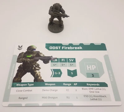 Halo Flashpoint - ODST Firebreak with M90 Shotgun *Single Miniature* - Image 1 of 3