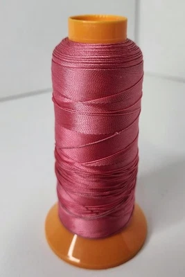 1000m Pink Polyester Cord Thread #8 Col.13 Lot F3004 – 6 Cord - Image 1 of 4