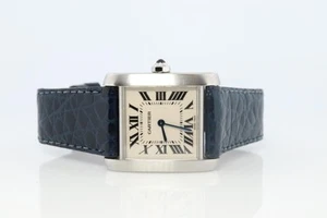 Vintage Cartier Tank Francaise Watch. Cartier 2301 Stainless Steel Quartz Watch - Picture 1 of 10