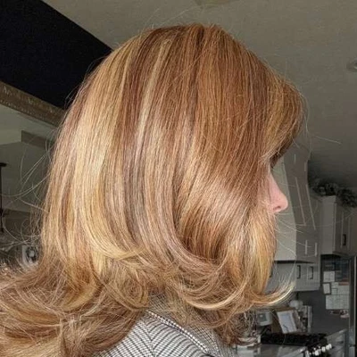 PELUCA CURVE APPEAL RAQUEL WELCH RL29/25 GOLDEN RUSSET - HeatOK - Encaje - Monoparte Foto 1 de 4