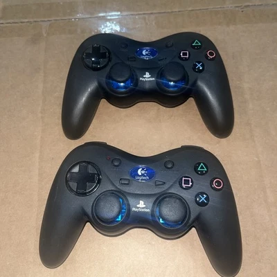 2 Logitech G-X2D11 PlayStation 2 PS2 Wireless Controller No Dongle Free Ship - Image 1 of 4